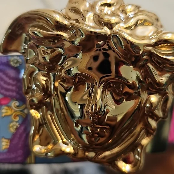 Versace Gold Medusa Buckle Belt - Picture 3 of 4